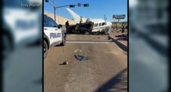 Chaos on Texas Roadway: Small Plane Crashes into Multiple Vehicles