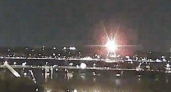 A Shocking Sight: An Explosion Illuminates the Potomac River