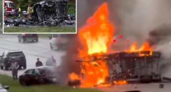 Tragedy on the Road: Four Lives Lost in Fiery Highway Collision Near NYC